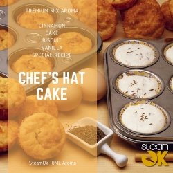 Steamok Chef's Hat Cake 10ml